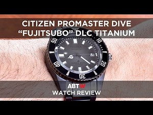 Citizen Promaster Dive Automatic ‘Fujitsubo’ NB6025-59H Black DLC Super Titanium Watch Review