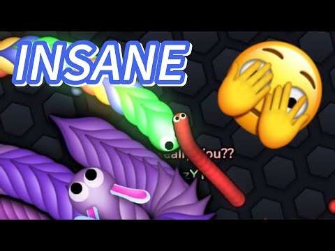#1 in One of the Most Dangerous Slither.io Servers