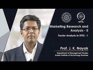 51. Factor Analysis in SPSS - I