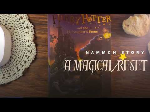 reading harry potter in the quiet of the night 🕯️⚡️ (silent vlog)