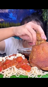 Filipino Spaghetti & Pinoy Crispy Pata #food #foodie #deliciousfood #crispy #spaghetti #eating #fyp #fbreels #reels #reelsfacebook | Sino Si Richard
