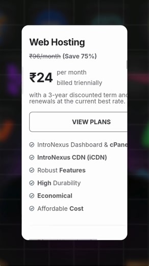 Best Web Hosting in India 2026 in 1 Minute Hindi • Best Web Hosting Services in India 2026