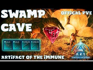 Swamp Cave Tour - Best Loot Crates Ever - Ark Survival Ascended - Official PVE