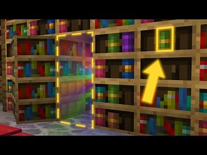 The BEST Secret Bookshelf Door in MINECRAFT! || Easy Build Tutorial