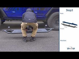 How to Install OEDRO Running Boards in Your Car？
