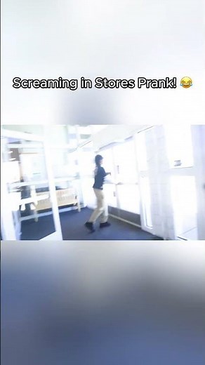 Screaming in Stores Prank! 😂 FULL VID Link in Bio YouTube: Cannonball #funny #prank #fypシ