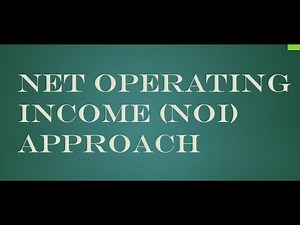 Capital Structure: Net Operating Income Approach