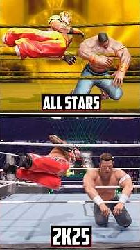 WWE 2K25 Vs WWE All Stars (Finisher Comparison)