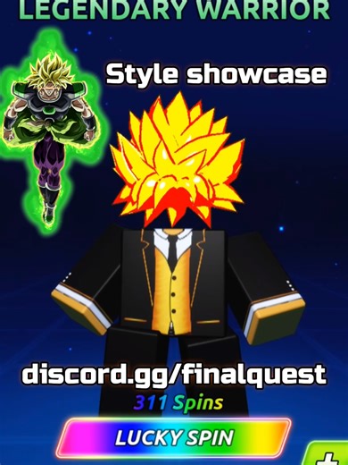 BROLY Style Showcase in Roblox
