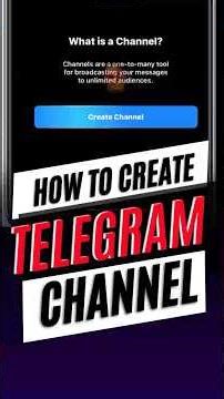 How to Create a Telegram Channel #telegram #howtocreatetelegramchannel #youtubegrowth #viralvideo