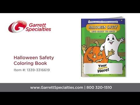 Halloween Safety Coloring Book