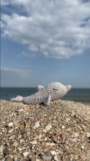 crochet DOLPHIN, easy pattern #amigurumi #crochettutorial
