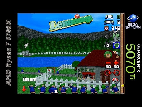 3D Lemmings (EUR) | Ymir Emulator | Sega Saturn