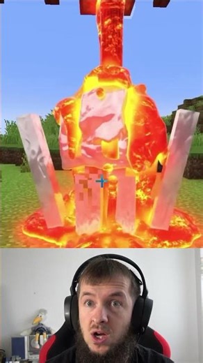 Realistic Lava VS Iron in Minecraft Looks Incredible!