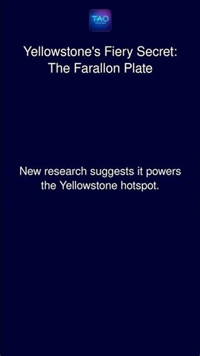 Yellowstone's Fiery Secret: The Farallon Plate