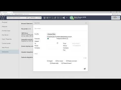 Wildix Collaboration - Fax from Desktop