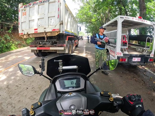 Experiencing Checkpoints on a Motorcycle