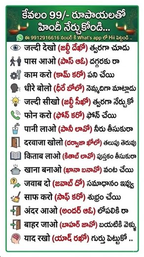 spoken Hindi through Telugu full course | spoken Hindi through Telugu | learn Hindi through Telugu