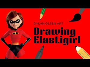 How to Draw Elastigirl (Disney and Pixar’s The Incredibles)