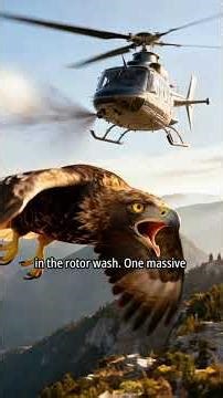 EAGLE VS HELIPOTER Mountain Airspace Encounter