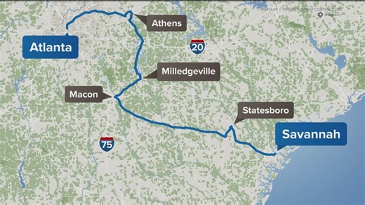 Georgia officials study Atlanta-Savannah rail service