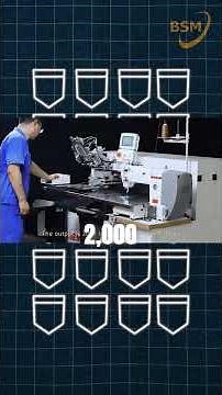 Vi.Be.Mac B2501 S-Line Automatic Denim Back Pocket Setter