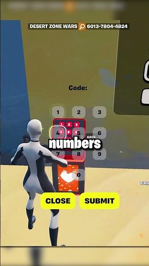 secret admin panel in desert zonewars😳 #fortnite