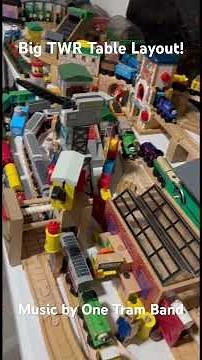 Thomas Wooden Railway Table Layout #1 #thomaswoodenrailway #thomasandfriends