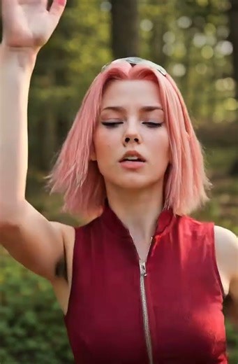 Sakura Real Girl action Dance The trend