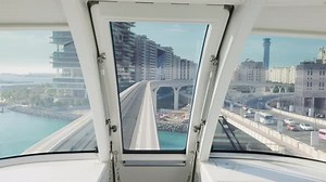 The monorail of Dubai