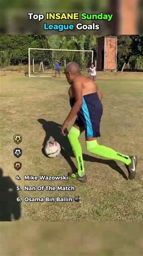 Top 5 Sunday league Soccer Goals #fanny #fyp #football #soccer #fifa