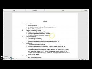 Capstone Paper Instructions & Outline