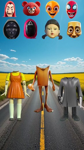 952K views · 4.2K reactions | Squid Game Red light Green Light tong tong sahur head matching 﫣 squid Game season 2 Netflix Trailer #trendingreel | Mohmad Afroj Ansari | Facebook