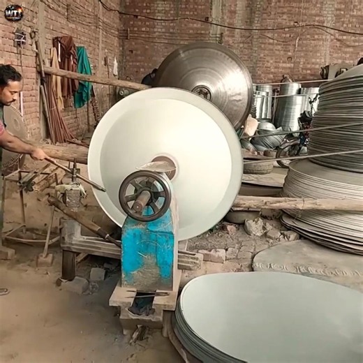 Amazing Process of Making a Dish TV Antenna from Iron Sheets #FactoryProcess #shorts