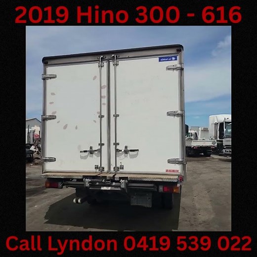 2019 Hino 300 616 Refrigerated Truck #adelaidedismantler #truckwreckersadelaide #hino300
