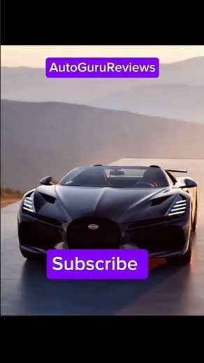 Bugatti Mistral Front View at Sunset