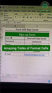 Amazing Excel Format Cells Tricks! 🎨✨ Boost your data styling in seconds! #ExcelTips #FormatCells