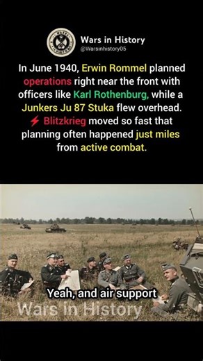 Rommel Planning Under Fire ⚡ | France 1940 #ww2