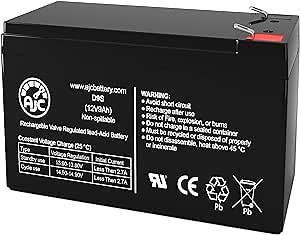 AJC Battery Compatible with Vexilar FL-8SE Genz Pack 12V 9Ah Fish Finder Battery