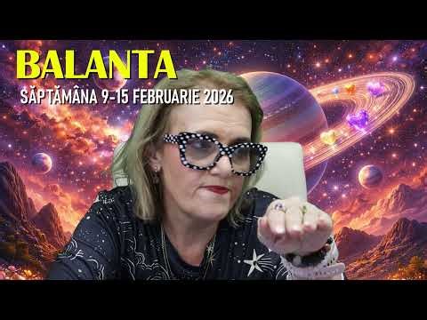 BALANTELE in saptamana 9-15.02.2026 ♎ HOROSCOP ACVARIA