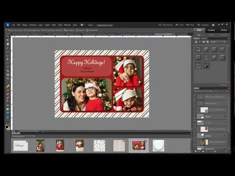 Tutorial: How to make a custom holiday photo card with photoshop elements