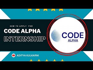 How to apply for CodeAlpha virtual internship 2023 | Aditya Kulkarni