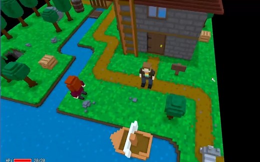 Epic这周送的《RPG in a Box》范例游戏攻略+制作工具教学演示（创建NPC+对话制作+魔改武器）