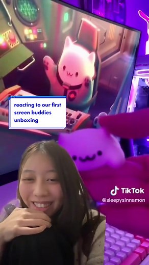 Cute Unboxing of Screen Buddies with Bongo Cat