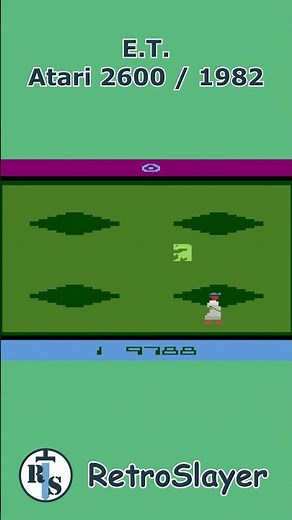ET Gameplay Atari 2600 #retrogaming #atari2600 #et