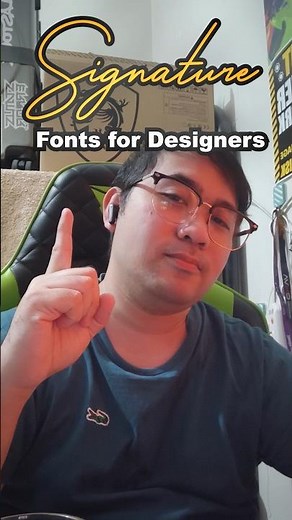 Must have Signature Fonts for Designers ✍️ #graphicdesign #designtips