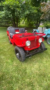 🍒 Willys CJ3A Jeep New Paint #JeepsterMan #willysjeep #cj3a #jeepparts | Jeepster Man