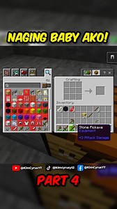 naging baby ako sa minecraft part 4! #minecraft #minecratbedrock #kimcyrusyt | KimCyrus YT