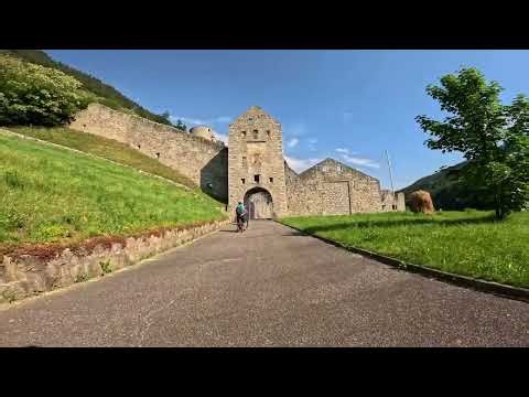 Cycling Ride in the Alps Relaxing Bike Tourism