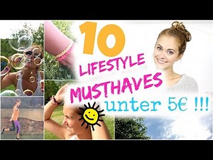 10 LIFESTYLE MUSTHAVES im Sommer - UNTER 5€ | SNUKIEFUL